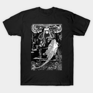 The Sea Witch - The Little Mermaid, Harry Clarke T-Shirt